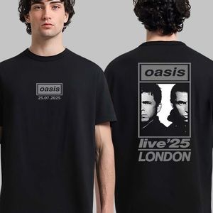 Oasis Live 25 London Event Tee At Wembley Stadium 2 Sided